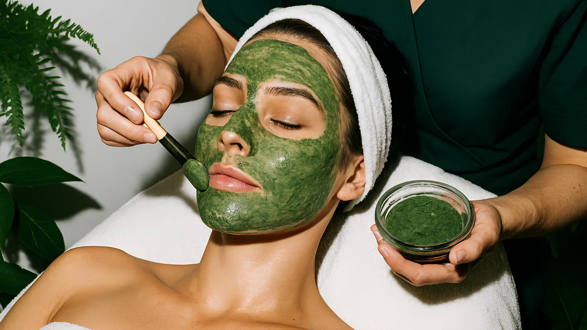 تقشير الطحالب للبشرة