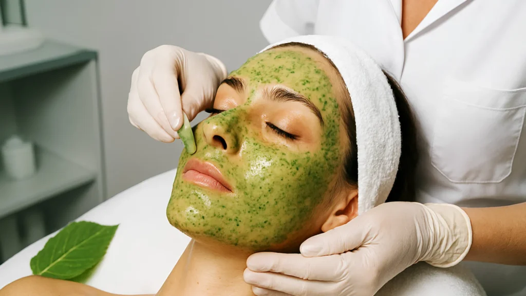 تقشير الطحالب للبشرة